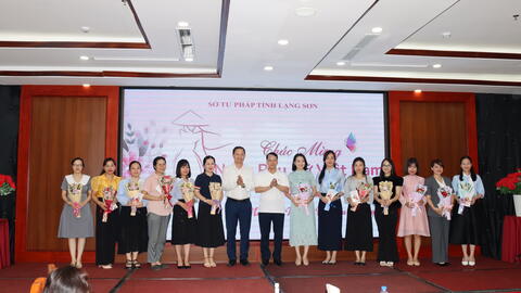 SỞ TƯ PHÁP TỈNH LẠNG SƠN TỔ CHỨC GẶP MẶT KỶ NIỆM NGÀY PHỤ NỮ VIỆT NAM 20/10