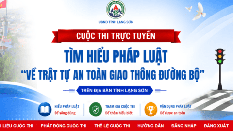 Hơn 40 nghìn lượt dự thi trong tuần đầu Cuộc thi trực tuyến “Tìm hiểu pháp luật về trật tự, an toàn giao thông đường bộ” trên địa bàn tỉnh Lạng Sơn
