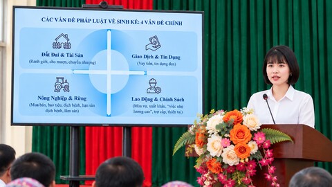 Đưa trợ giúp pháp lý đến gần hơn với đời sống, văn hóa và sinh kế của đồng bào dân tộc thiểu số tại xã Tràng Định